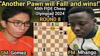 John Paul Gomez (PHI) VS Banele Mhango (SAFR) | 45th FIDE Chess Olympiad 2024 | Round 8