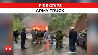Tragedy in Jammu and Kashmir: Army vehicle catches fire in Poonch