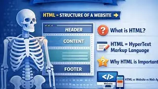 Part 1 HTML Introduction &ndash; Website ka Skeleton Samjho Aasaan Language Mein!#HTML #HTMLBasics #jobs 