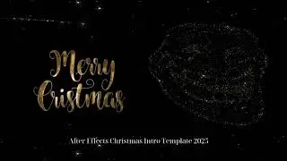 After Effects Christmas Intro Template 2025