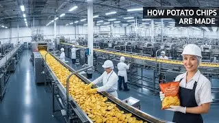 How Potato Chips Are Made | Inside a Modern Factory Production Process