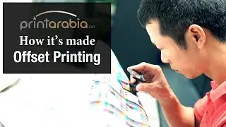 Print in Dubai with Printarabia - How it's printed - Offset Printing