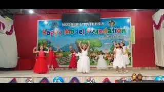 Barbie Dance | Nitya & Group | Class 1 | Annual Day 2025 | Happy Model School 