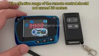 Diesel heater switch operation video -- 11. Remote control function