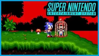 SNES Gameplay - Sonic The Hedgehog [100%] [4K,60fps]