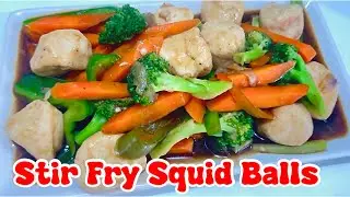 How to cook Stir fry Squid Balls? #stirfry #squidballs