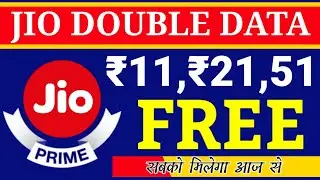 RELIANCE JIO:Jio Double Data Offer in All Plans | Reliance Jio New Offer Today