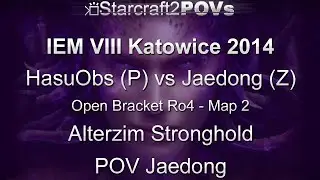 SC2 HotS - IEM VIII Katowice 2014 - HasuObs vs Jaedong - OB Ro4 - Map 2 - Alterzim - Jaedong