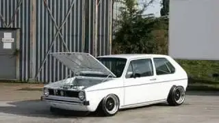 mk1 golf on airride 1.8 16v on r1 bike carbs big split rims