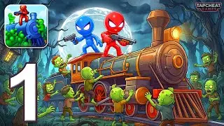 Train Defense: Zombie Game - Gameplay Walkthrough Part 1 - Protect Train From Zombies (Android, iOS)