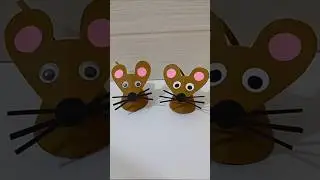 How To Make Paper Rat/Paper Mouse/Paper Rat #shorts #youtubeshort  #papepcraft #diy