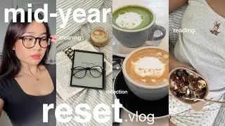 (soft) MID YEAR RESET 🧘🏻&zwj;♀️☕️ reading, decluttering, self-care, finding balance, summer goals