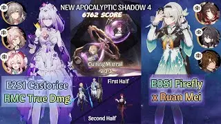 NEW Apocalyptic Shadow Diff 4 (3★) CLEARED! | E2S1 Castorice & E0S1 Firefly | Honkai: Star Rail 3.3