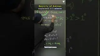 Basicity of Amines Explained in 60 Sec ⚡#class12chemistry #amines #chemistryimportantquestion