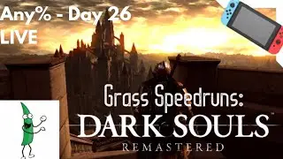 Dark Souls Remastered | Nintendo Switch | Speedrunning Practice (Day 26, LIVE)