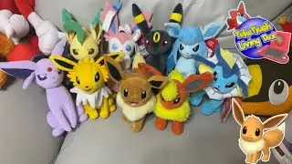 COMPLETING My Eevee Collection! &bull;PokePlush Living Dex&bull;
