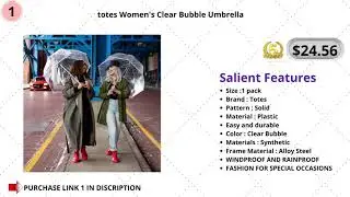 TOP 10 BEST WALKING STICK UMBRELLAS REVIEWS | X- LARGE | 100% POLYESTER | AUTOMATIC CLOSE |