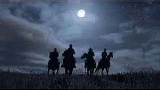 RDR2 Night Walk Under the Stars 🌌 | Beautiful Scenery | Relaxing Vibes