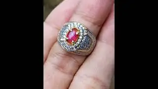 RUBY BURMA MERAH KRISTAL