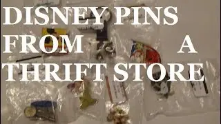 DISNEY PIN HAUL FROM A THRIFT STORE ... NICE FIND
