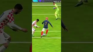 2018 france vs Croatia match #kanami #efootball #efootball2024 #ambappe amba