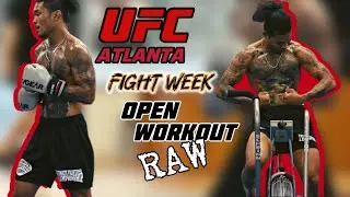 UFC Atlanta Fight Week Workout RAW Footage