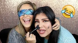 BLINDFOLDED MAKEUP CHALLENGE | FAIL | Vianney Strick