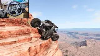 Realistic Rock Crawling Part II - Beamng.Drive | Logitech G920