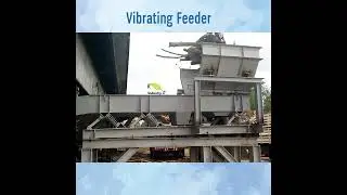 Vibrating feeder of Drum Wood Chipper for MDF, wood pellets, boiler fuel. Heavy-duty