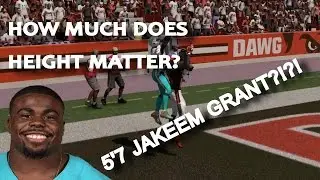 HOW MUCH DOES HEIGHT MATTER IN MADDEN 17??!?!?!? (5'6 JAKEEM GRANT)