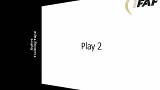 IFAF Training Tape 2022 Bullet Deep Wing Run outside 6 7 8