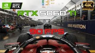 F1 25 RTX 5060 Ti 16GB MFG 4x Multi Frame Generation 4K Raytracing FPS Benchmark Framerate Test