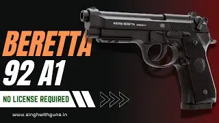 Umarex Beretta M92A1 |No License required | Blowback Air Gun | CO2 BB Air Pistol