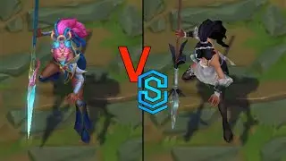 Spirit Blossom Nidalee VS French Maid Nidalee