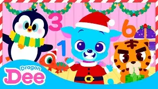 12 Days of Christmas 🎁 Animals Special | Christmas Carol Nursery Rhymes | Dragon Dee Songs for Kids