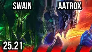 SWAIN vs AATROX (TOP) | 6 solo kills, 43k DMG | EUW Master | 25.21