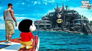 Franklin & Shinchan Found a HIDDEN BATMAN 😱🦇 | GTA 5 Malayalam