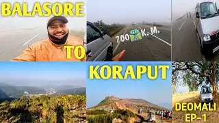 🚗Balasore To Koraput Caravan Journey | 14 ଘଣ୍ଟା ଗାଡି ଡ୍ରାଇଭିଂ | Odia Travel Vlog | #CampwithBinod 