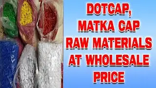 Dot Cap Matka Cap At Wholesale Rate | Led Raw Materials in Wholesale Rate | Lighting Business India