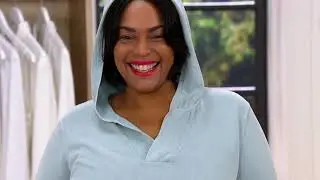Barefoot Dreams Sunbleached Cotton Bonfire Hoodie on QVC