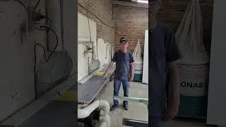 desempenadeira feita de uma tupia manual