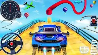 Impossible GT Car Stunts Racing 3D _ Superhero Car Mega Ramp Driving Tracks_ Android Gameplay