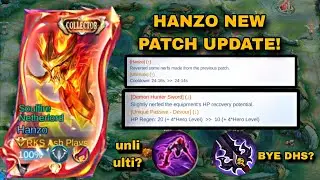 NEW HANZO PATCH UPDATE IS HERE!!🔥 (Hanzo New Unli Ulti Now?!) 