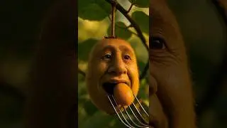 Foods eating food #ai #asmr #fruiteating #fyp