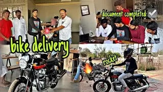 Meri Dream Bike(#interceptor 650🫶🏻)ki delivery ||Taking Delivery of my dream Bike interceptor 650