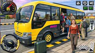 Van Simulator ZT Game: Busy City Pick & Drop Mini Bus simulator game - Bus Driving android gameplay