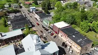 DJI Mini 4 Pro Drone Waypoint test flight over Downtown Dandridge and The Dike at Douglas Lake.