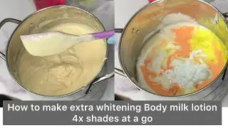 How to promix 4X extremely whitening body lotion / for white skin only