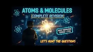 🔴 LIVE 🎯 Target 100/100 | ATOMS AND MOLECULES COMPLETE LIVE REVISION | CLASS 9| Pankaj Patel