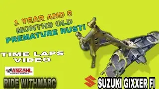2018 Suzuki Gixxer Fi Control arm and Frame Repaint and Rust Proofing